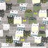 Packed Cats Super Snuggle Flannel Fabric