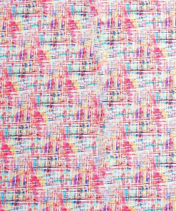 Multicolor Textured Burlap Cotton Fabric by Keepsake Calico