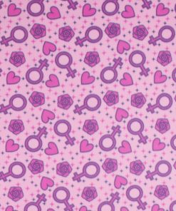 Girl Power Icons Blizzard Fleece Fabric
