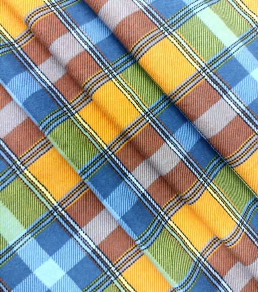 Sunset Plaid Super Snuggle Flannel Fabric - Image 2