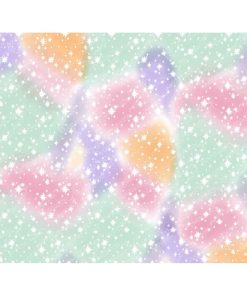 Pastel Stars Super Snuggle Flannel Fabric