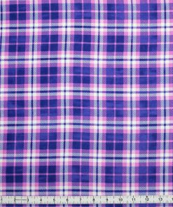 Pink   Purple Tartan Plaid Super Snuggle Flannel Fabric