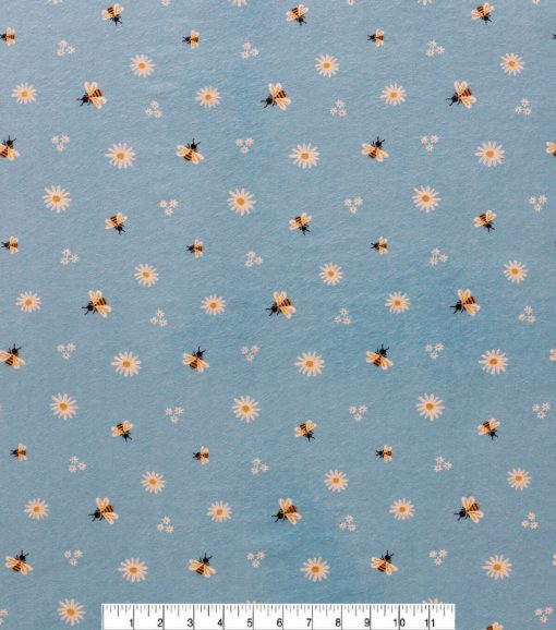 Bee   Daisy Super Snuggle Flannel Fabric - Image 2