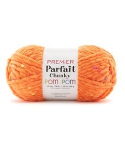 Premier Yarns Parfait Chunky Pom Pom 109yds Worsted Cotton Blend Yarn