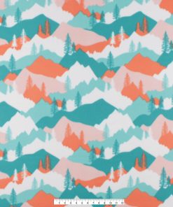 Outdoor Mountain Blizzard Fleece Fabric