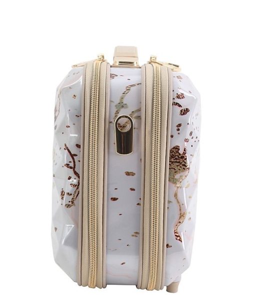 Savoir Collection Marbled Gold Travel Beauty Case - Image 6