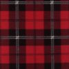 Blizzard Fleece Fabric Red   Black Plaid