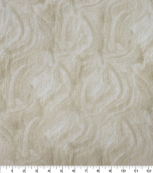 Cream Swirl 108 Wide Cotton Fabric - Image 2