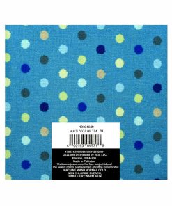 18 x 21 Multicolor Dots Cotton Fabric Quarter 1pc by Keepsake Calico
