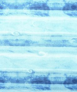 Blue Uranus Quilt Cotton Fabric by Keepsake Calico