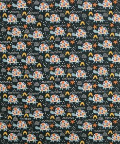 Bright Turtles Super Snuggle Flannel Fabric