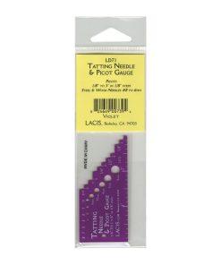 Lacis Tatting Needle   Picot Gauge