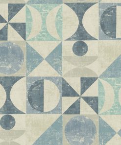 Surface Style 20.5  x 18  Chambray Take Form Peel   Stick Wallpaper