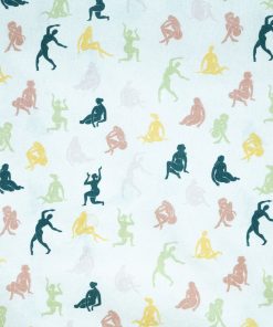 Bodies On Neutral Novelty Cotton Fabric