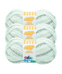 Lion Brand Ice Cream Roving Stripes 437yds Worsted Acrylic Yarn 3 Bundle