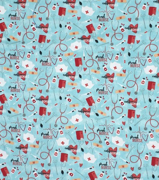 Coffee   Scrubs Super Snuggle Flannel Fabric