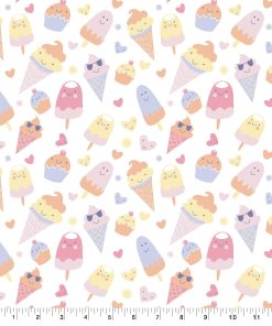Ice Cream Social Super Snuggle Flannel Fabric