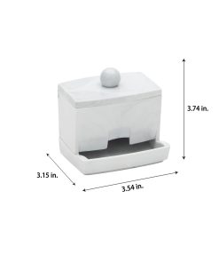 Simplify 4 Marble Q Tip Box