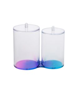 Simplify 6 Ombre 2 Compartment Q Tip   Cotton Holder