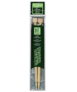 Clover 9 Bamboo Size 13 Single Point Knitting Needle Set