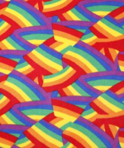 Pride Rainbows Anti Pill Fleece Fabric