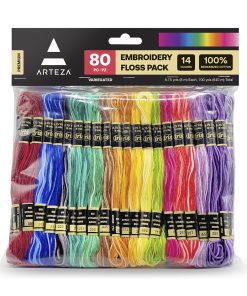 Arteza 80pc Multicolor Embroidery Floss