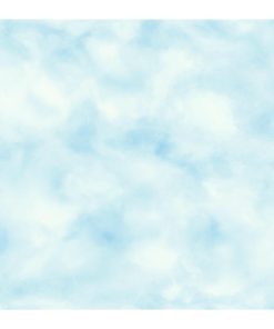 RoomMates Wallpaper Blue Cloud