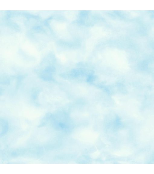 RoomMates Wallpaper Blue Cloud