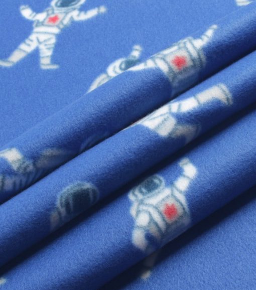 Astronaut Blizzard prints fleece Fabric - Image 3