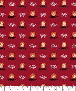 Chucky Batteries Included Cotton Fabric