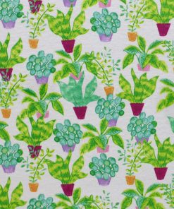 Potted Plants Super Snuggle Flannel Fabric