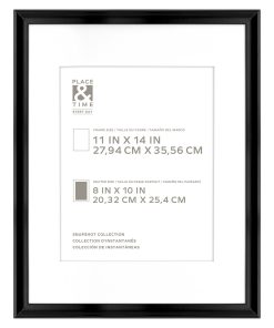 11 x 14 Matted to 8 x 10 Snapshot Gallery Frame by Place   Time