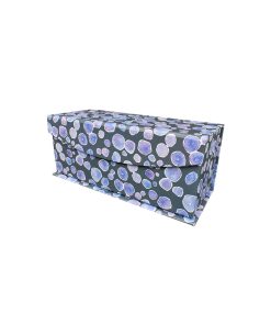 8 Violet   Blue Pattern Fliptop Box by Hudson 43