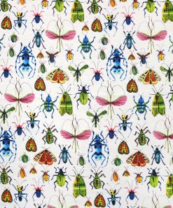 Watercolor Insects Super Snuggle Flannel Fabric