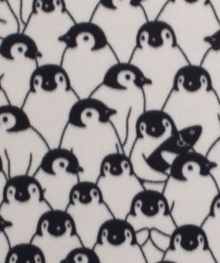 Packed Penguins Blizzard Fleece Fabric