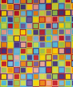 Rainbow Blocks Cotton Fabric by Keepsake Calico