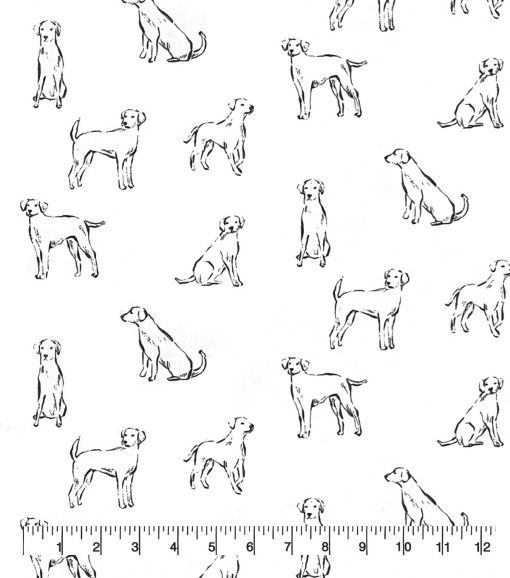 Dogs Super Snuggle Flannel Fabric - Image 2