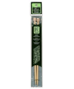 Clover 9 Bamboo Size 10.5 Single Point Knitting Needle Set
