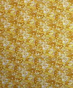 108 Yellow Tonal Floral Wide Flannel Fabric