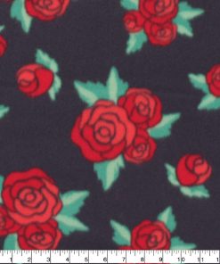 Roses Blizzard Fleece Fabric