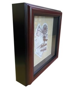 11 x 14 Rounded Cherry Shadowbox by Place   Time