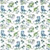 Super Snuggle Skateboarding Dinos Flannel Fabric