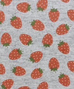 Super Snuggle POP! Strawberries Flannel Fabric