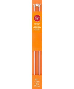Boye 10 Single Point 7/4.5mm Aluminum Knitting Needle Set