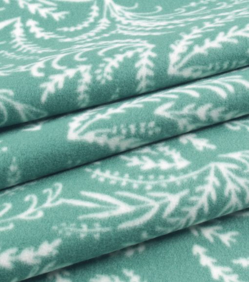 Fern Blizzard Fleece Fabric - Image 3