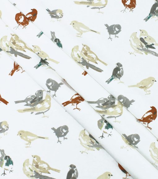 Birds Super Snuggle Flannel Fabric - Image 2