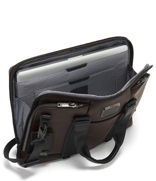 Alpha Bravo Academy Leather Briefcase - Image 3