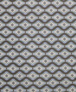 Blue Aztec Diamonds In Line Super Snuggle Flannel Fabric