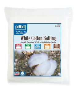 Pellon White Cotton Batting 34 45