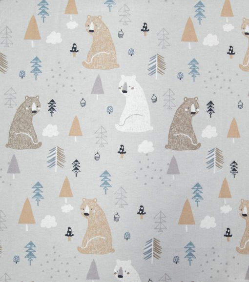 Super Snuggle Sleepy Bears Flannel Fabric - Image 2